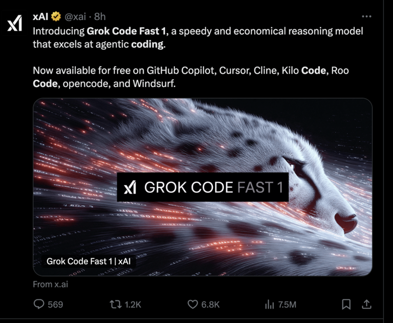 Grok Code:xAI推出的编程神器