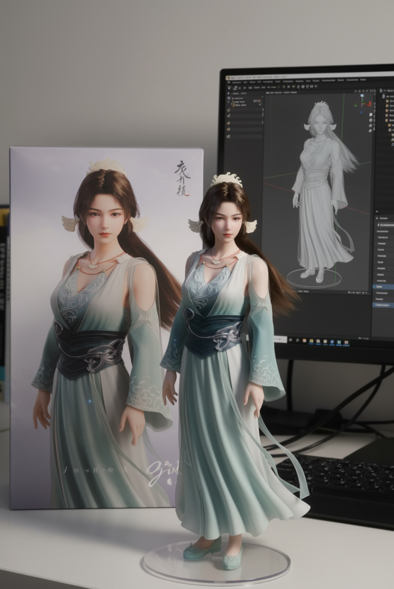 AI插画如何快速转手办？谷歌Nano-Banana实测指南