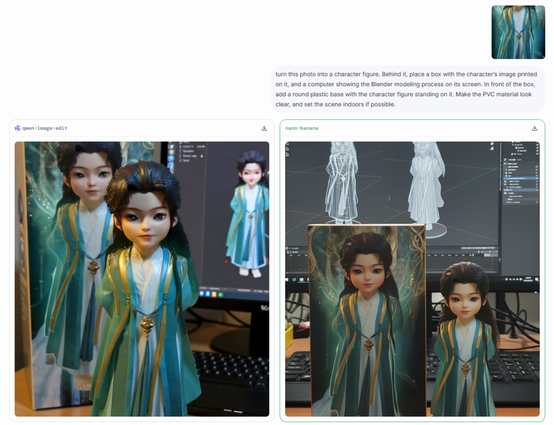 AI插画如何快速转手办？谷歌Nano-Banana实测指南