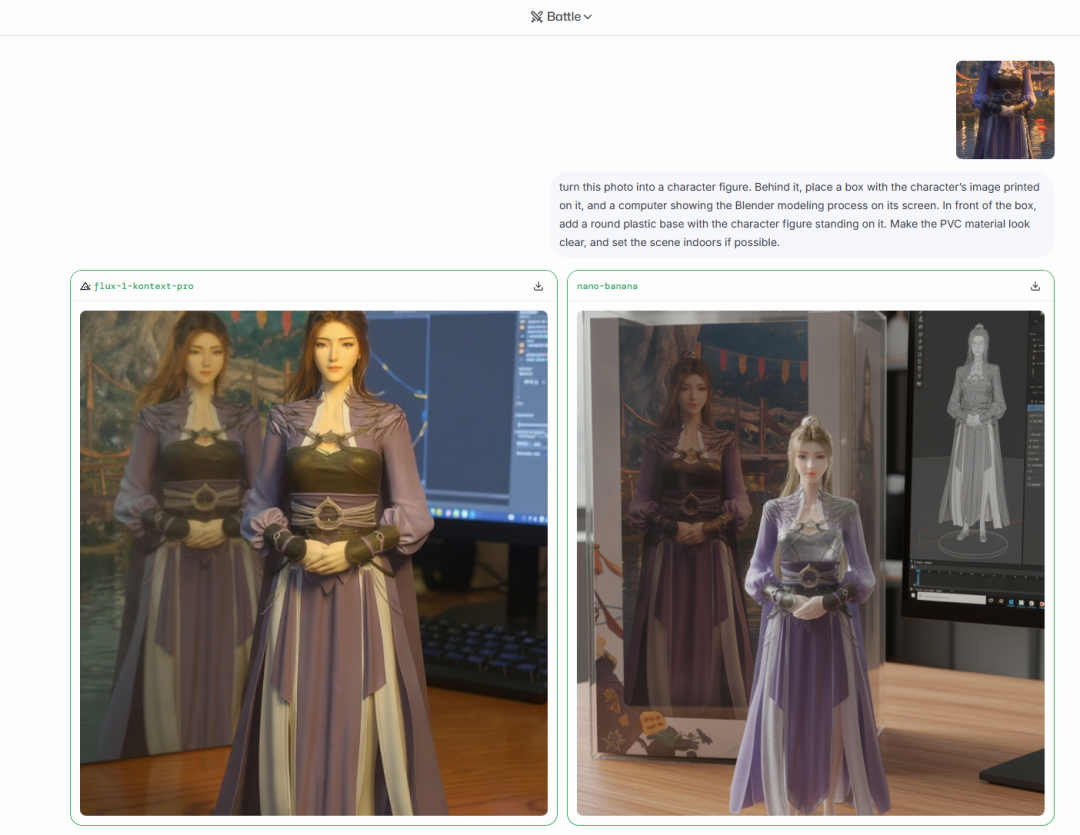 AI插画如何快速转手办？谷歌Nano-Banana实测指南