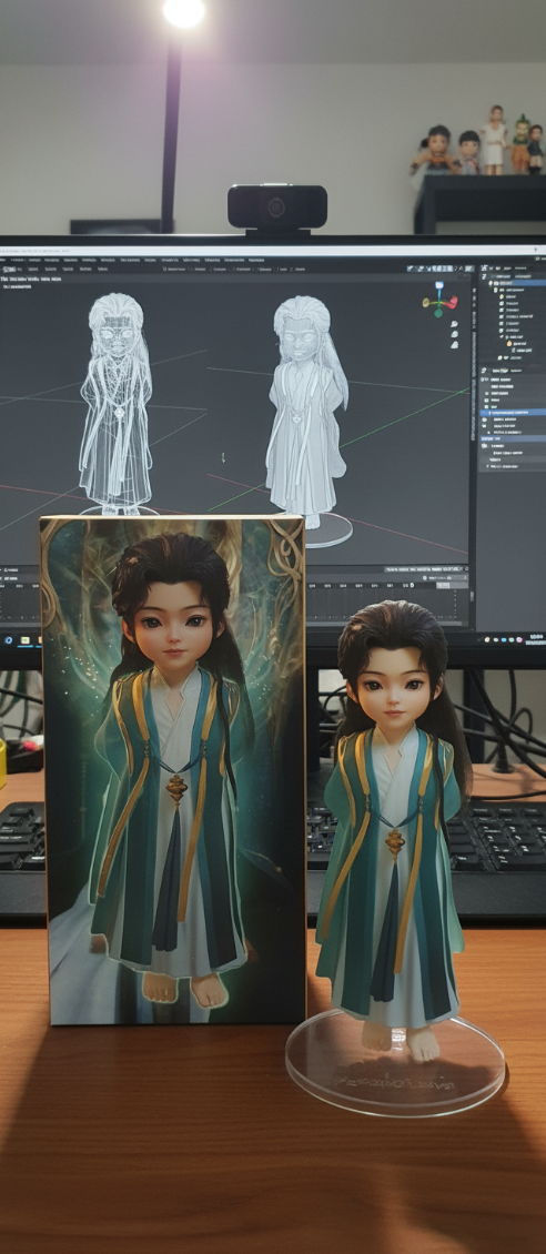 AI插画如何快速转手办？谷歌Nano-Banana实测指南