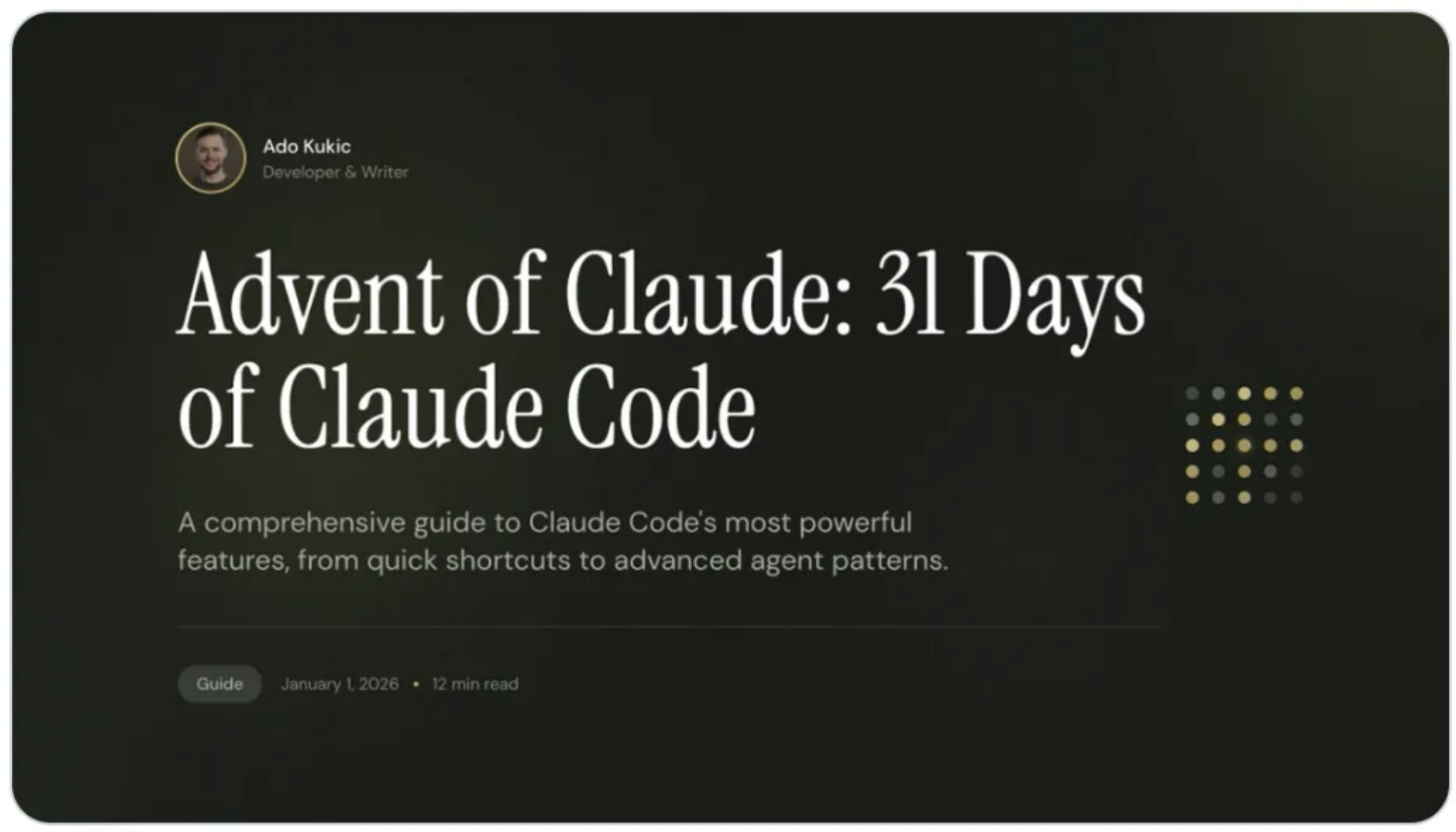 Anthropic社区负责人发布31条Claude Code硬核技巧，全面解锁AI编程助手潜能