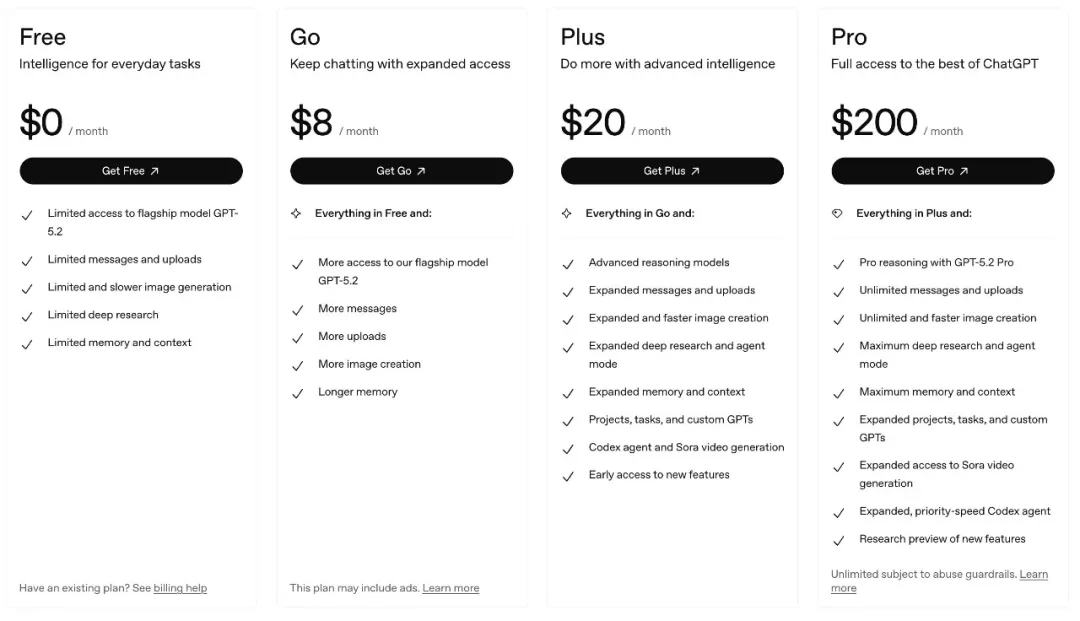 OpenAI开启商业化新篇章：ChatGPT引入广告测试并推出8美元低价订阅服务