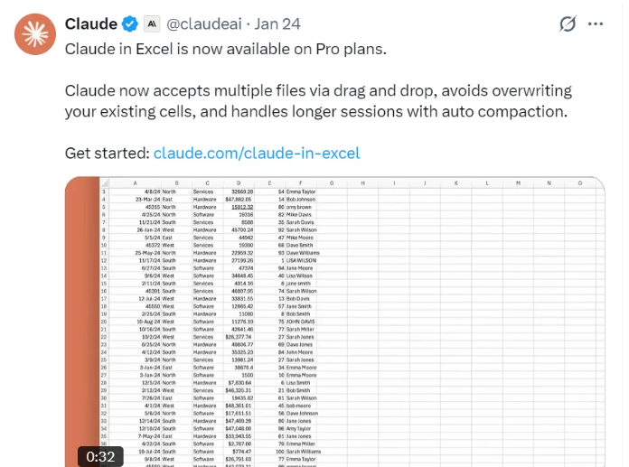 Claude in Excel深度评测：重塑办公自动化，企业级AI的“Excel时刻”已至