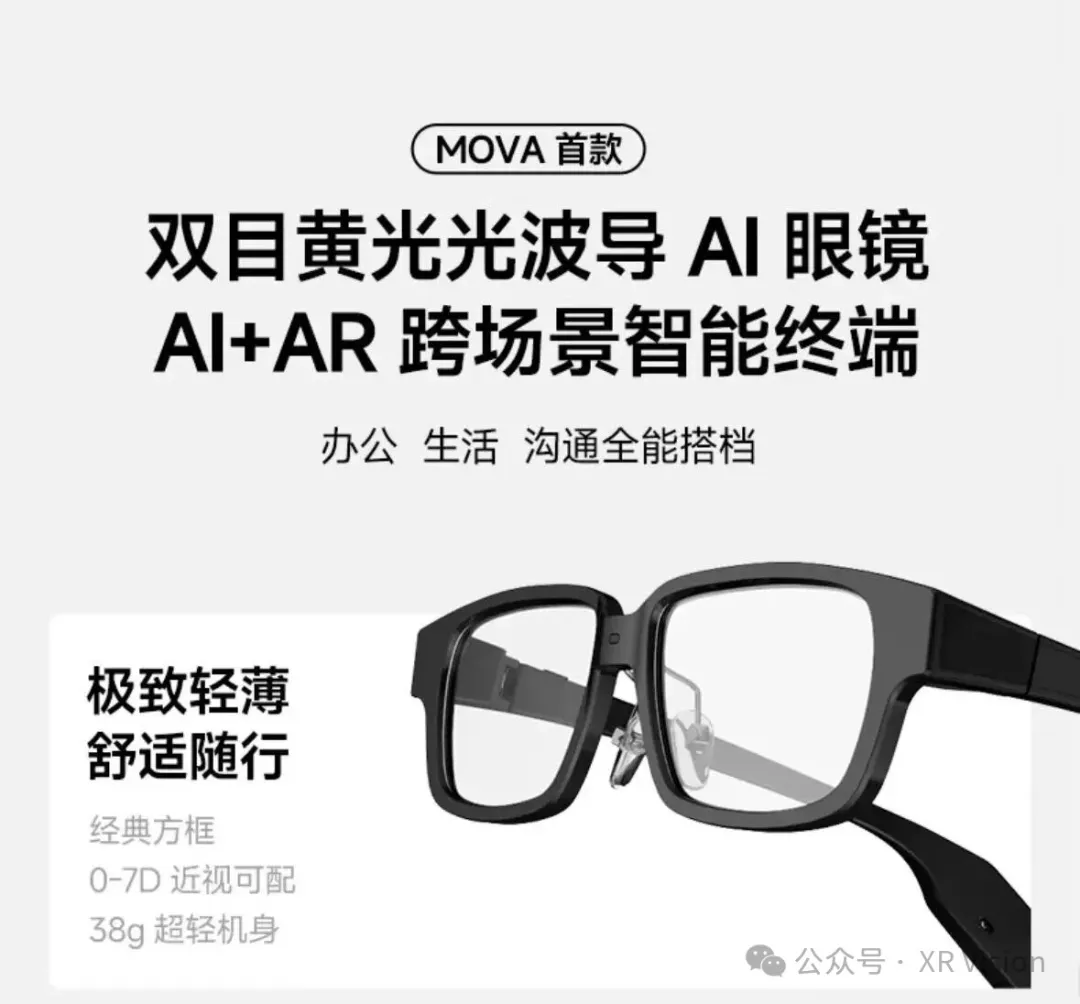 MOVA双剑齐发：2999元档的AI伴随眼镜与4K巨幕眼镜怎么选？